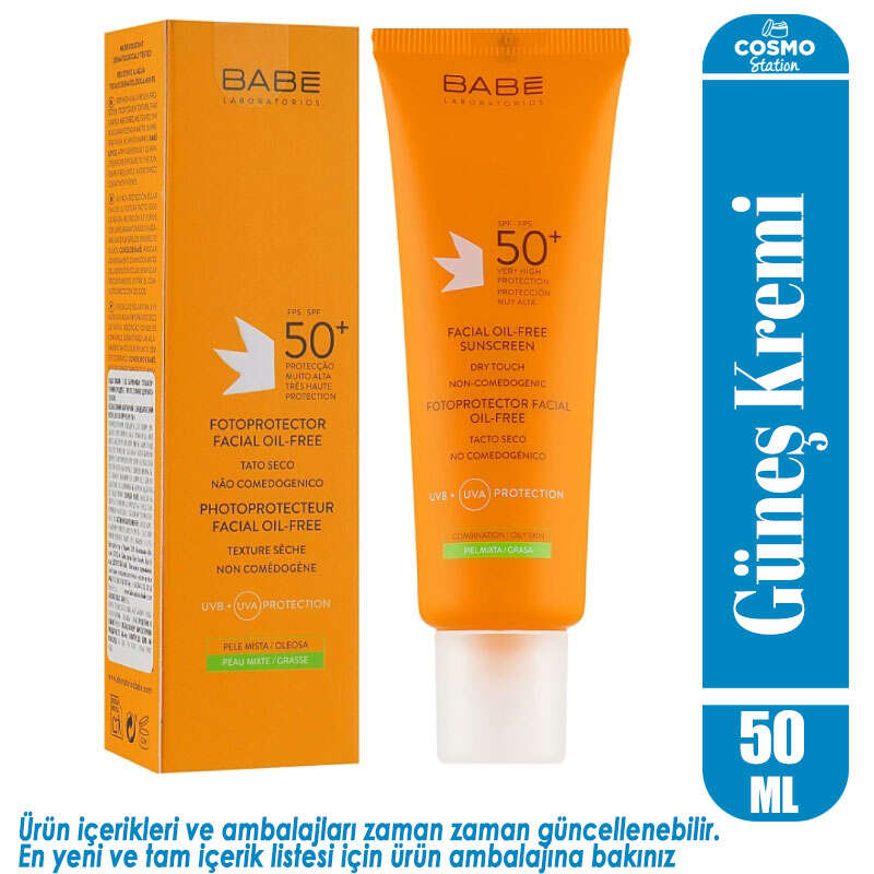 Babe Facial Oil Free Sunscreen Spf50+ 50ml - 2