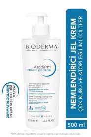 Bioderma Atoderm Intensive Gel Cream 500 ml - Kuru, Atopik ve Hassas Ciltler için Hipoalerjenik, Yoğun Nemlendirici ve Onarıcı Vücut Kremi - Bioderma