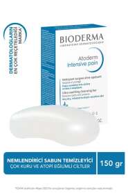 Bioderma Atoderm Intensive Yatıştırıcı Temizleyici Sabun 150 g - Kuru, Hassas ve Tahriş Olmuş Ciltler İçin Hipoalerjenik Banyo Barı - Bioderma