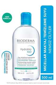 Bioderma Hydrabio H2O Misel Su 500 ml - Nemsiz Ciltler İçin Nemlendirici Makyaj Temizleyici? - Bioderma