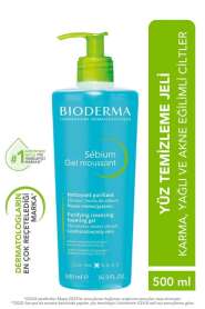 Bioderma Sebium Gel Moussant Arındırıcı Temizleyici Jel 500 ml - Bioderma