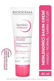 Bioderma Sensibio Defensive Besleyici Günlük Bakım Kremi 40 ml - Hassas Ciltler İçin Nemlendirici ve Bariyer Koruyucu - Bioderma