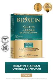 Bioxcin Keratin ve Argan Onarıcı Şampuan 300 ml – Yıpranmış Saçlar İçin Etkili Bakım - 