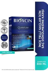 Bioxcin Quantum Yağ Dengeleyici Şampuan - Yağlı Saçlar İçin Temizlik ve Derin Bakım 300 ml - 