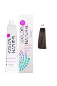 Color Naturel 6-0 Koyu Kumral Kalıcı Saç Boyası 100 ml | Doğal ve Kalıcı Koyu Kumral Tonlar - Color Naturel