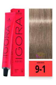 SCHWARZKOPF Igora Royal Saç Boyası 60ml | 9-1 Sarı Sandre - Igora