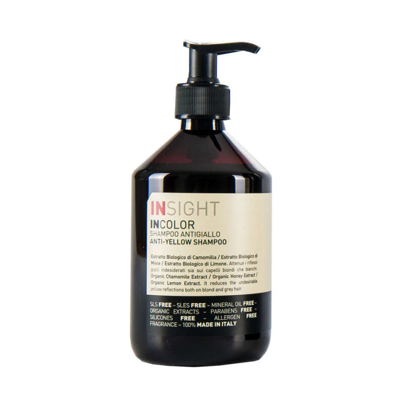 Insight Incolor Anti-Yellow Sarı ve Platin Saçlar İçin Silver Şampuan 400 Ml - 1