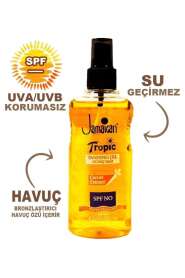 Jamaican Tropic Güneş Yağı 200ml | Havuç Özlü SPF Koruma - Jamaican Tropic