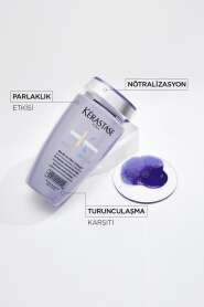 Kerastase Blond Absolu Bain Ultra-Violet Boyalı Gri Ve Sarı Saçlar İçin Mor Şampuan 250 ml - Kerastase (1)