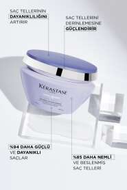 Kerastase Blond Absolu Masque Cicaextreme Sarı Saçlar İçin İşlem Sonrası Onarıcı Maske 200ml | Yoğun Bakım & Parlaklık - Kerastase (1)
