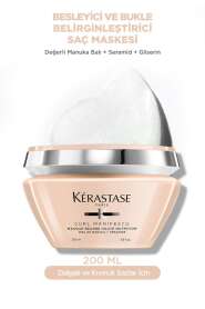 Kerastase Curl Manifesto Beurre Haute Nutrition Yoğun Besleyici Saç Maskesi 200ml | Kıvırcık ve Dalgalı Saçlar İçin Nem Bombası - Kerastase