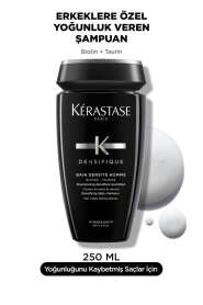 Kerastase Densifique Bain Densité Homme 250 ml | Erkekler İçin Yoğunluk ve Dolgunluk Veren Şampuan - Kerastase