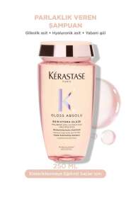 Kerastase Gloss Absolu Elektriklenme Kontrolü & Işıltılı Saçlar İçin Parlaklık Veren Şampuan 250ml - Kerastase