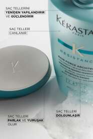 Kerastase Resistance Bain Force Architecte Onarıcı Şampuan 250 ml - Zayıf ve Yıpranmış Saçlar İçin Yoğun Onarım, Saçları Güçlendirme ve Yeniden Yapılandırma - Kerastase (1)