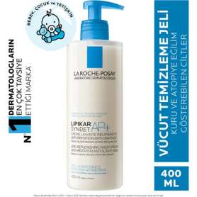 La Roche-Posay Lipikar Syndet AP+ 400 ml | Tahriş ve Kaşıntıya Karşı Vücut Temizleme Jeli - La Roche Posay