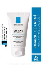 La Roche Posay Lipikar Xerand Kuru Ciltler İçin Onarıcı El Kremi 50 ml | Kuru ve Hassas Ciltler İçin Nemlendirici El Bakımı - La Roche Posay