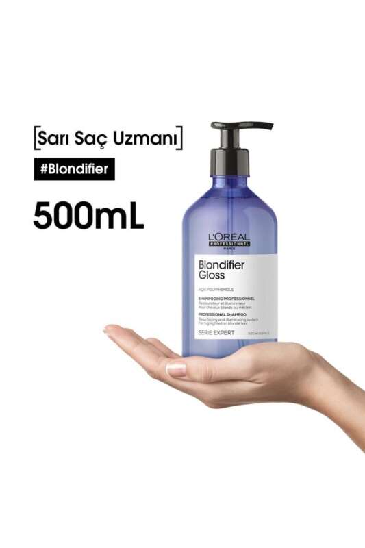Loreal Professionnel Serie Expert Blondifier Kusursuz Sarışınlık Sağlayan Mor Şampuan 500ml - 6
