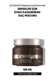 LOréal Homme Sculpte Lifli Şekillendirici Balmumu - Erkekler İçin Esnek Tutuş ve Doğal Görünüm 150 ml - Loreal Professionnel