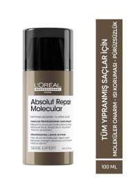 LOréal Professionnel Absolut Repair Molecular Yıpranmış Saçlar İçin Onarıcı Maske 100ml - Moleküler Teknoloji & Anında Etki - Loreal Professionnel