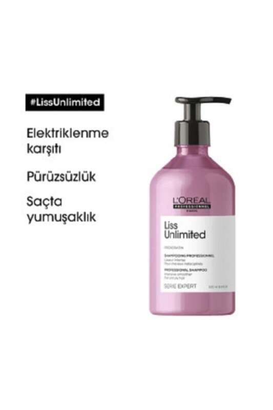 Loreal Professionne Serie Expert Liss Unlimited Şampuan 500 ML - 3