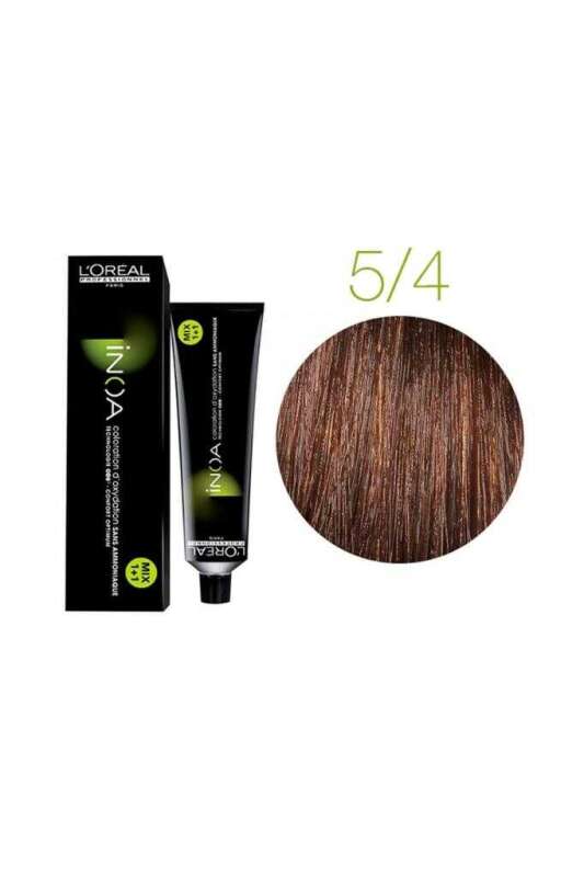 Loreal Professionnel İnoa High Resist Coloraiton D oxydation ODS2 5.4 Açık Kahve Bakır Saç Boyası 60 GR - 1