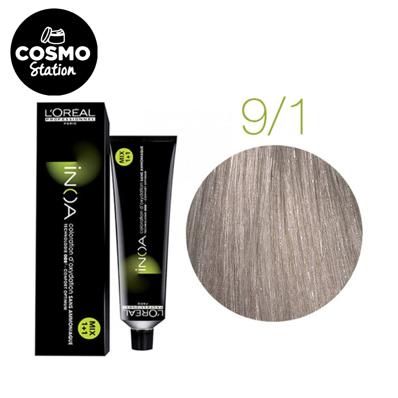 Loreal Professionnel İnoa High Resist Coloraiton D oxydation ODS2 9,1 Sarı Küllü Saç Boyası 60 GR - 1