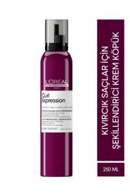 LOréal Professionnel Serie Expert Curl Expression Kıvırcık Saçlar İçin Şekillendirici Krem Köpük 250ml - Dolgun Kıvrımlar & Kontrollü Frizsizlik - Loreal Professionnel