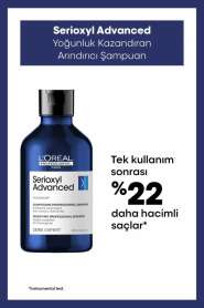 LOréal Professionnel Serioxyl Advanced İncelmiş Saç Telleri İçin Yoğunluk ve Hacim Artırıcı Şampuan 300 ml - Saç Kalınlaştırıcı & Kırık Önleyici - Loreal Professionnel