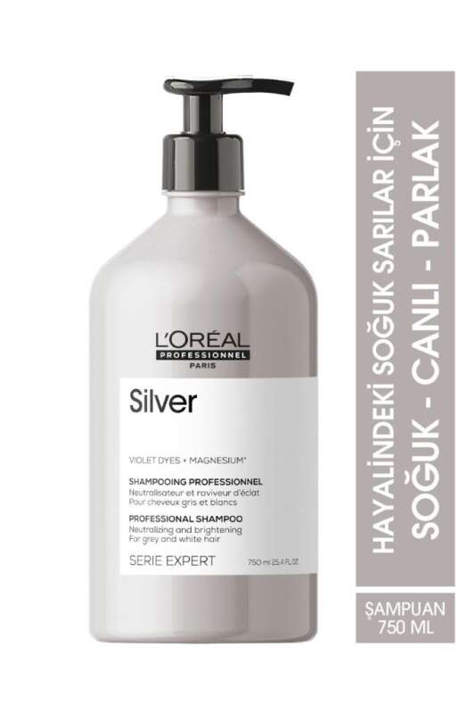 Loreal Shampoo Silver 750 ML - 1
