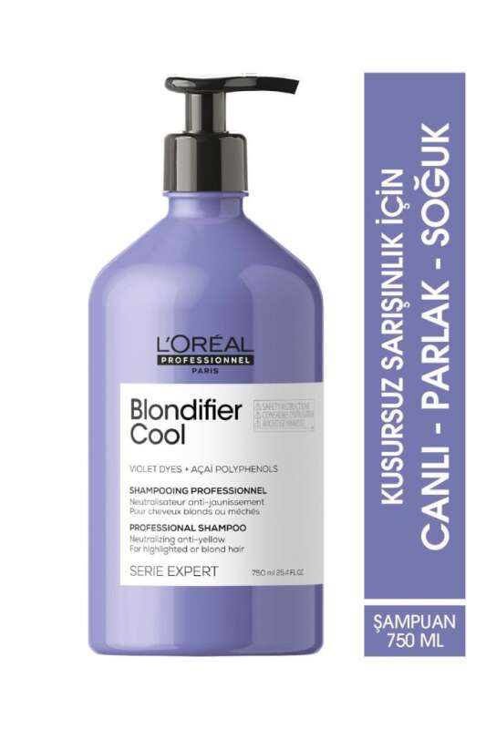Loreal Professionnel Serie Expert Blondifier Kusursuz Sarışınlık Sağlayan Mor Şampuan 750ml - 1