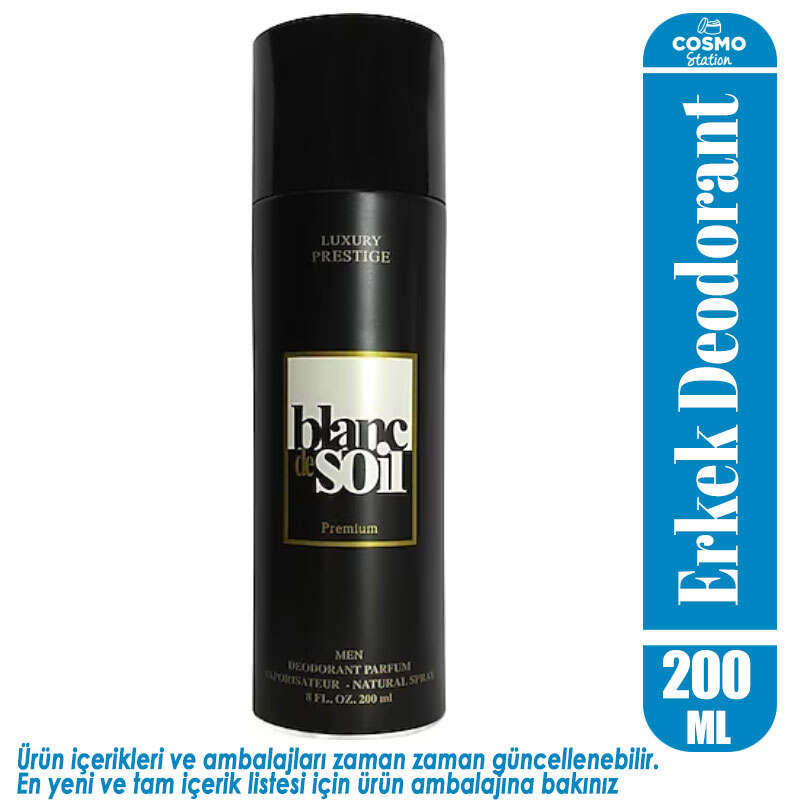 Luxury Prestige Blanc de Soil Premium Erkek Deodorant 200 Ml - 2