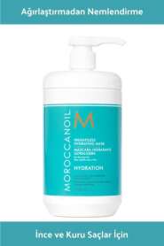 Moroccanoil Weightless Ağırlık Yapmayan Nemlendirici Saç Maskesi - İnce Telli ve Hassas Saçlar İçin 1000ml - Moroccanoil