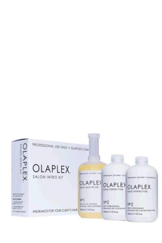 Olaplex Salon Intro Kit: No.1 Bond Multiplier Bağ Çoğaltıcı 525 ml - No.2 Bond Perfector Bağ Güçlendirici 525 ml - 1