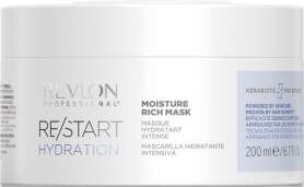 Revlon Restart Hydration Moisture Rich Zengin Nemlendirici Maske 250 ml | Kuru ve Dehidrasyona Uğramış Saçlar İçin Yoğun Nemlendirici Maske - Revlon