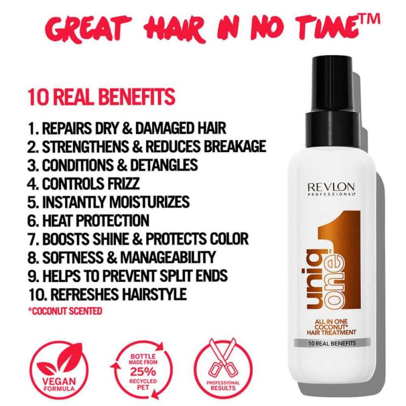 Revlon UniqOne Hair Treatment Coconut 150 ml - 3