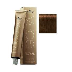Schwarzkopf Igora Royal Absolutes 6-50 Koyu Kumral Doğal Altın Saç Boyası 60ml | Beyaz Kapama & Kalıcı Renk - Igora