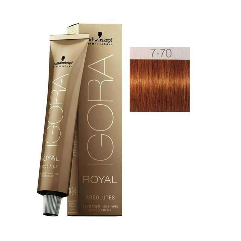 Schwarzkopf Igora Royal Absolutes Saç Boyası 7-70 Kumral-Doğal Bakır 60 ml - 2