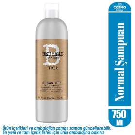 Tigi Bed Head For Men Clean Up Daily - Yağlı Saç ve Saç Derisi için Günlük Temizlik ve Ferahlık Sağlayan Erkek Şampuanı 750 ml - Tigi Bed Head (1)