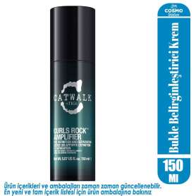 Tigi Catwalk Curlesque Curls Rock Amplifier Saç Kremi 150 ml - Kıvırcık ve Dalgalı Saçlar İçin Bukle Tanımlayıcı Bakım Kremi - (1)