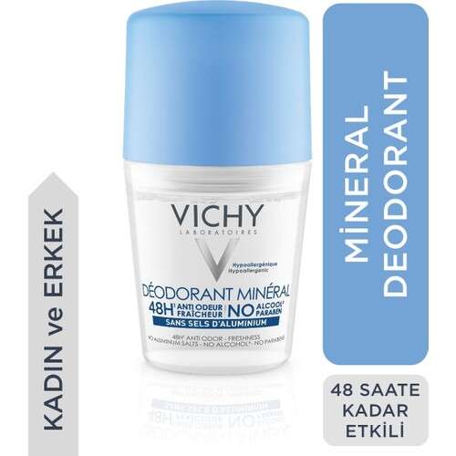 Vichy Deodorant Mineral Roll-On 50 ML - 1