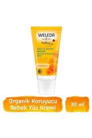 Weleda Baby Calendula Weather Protection Yüz Kremi 30 ml | Bebekler İçin Koruyucu Nemlendirici Krem - Weleda