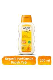 Weleda Calendula Parfümsüz Bebek Yağı 200ml | Hassas Ciltler İçin Doğal Nemlendirme - Weleda