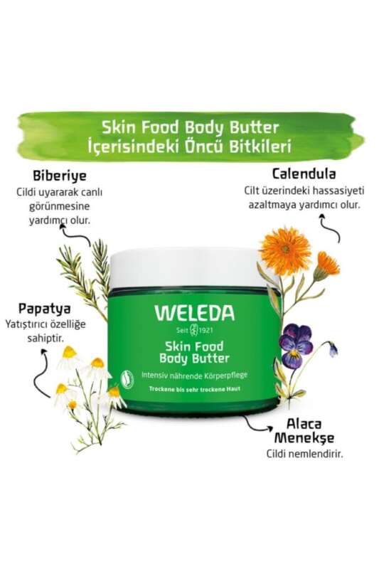 Weleda Skin Food Body Butter Vücut Kremi 150ml - 3